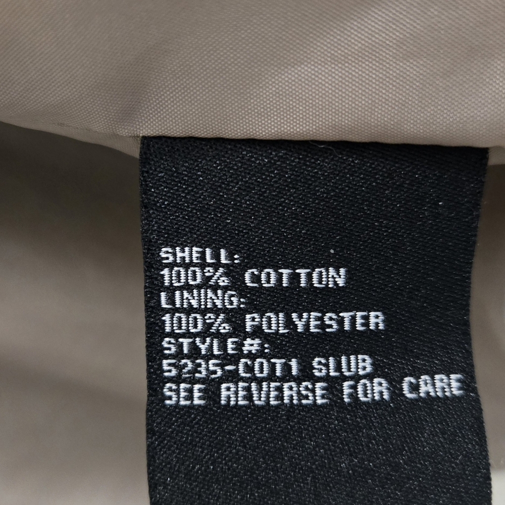 Blanc Noir utility jacket  Tan Field jacket  Full Zip  L - Picture 8 of 10